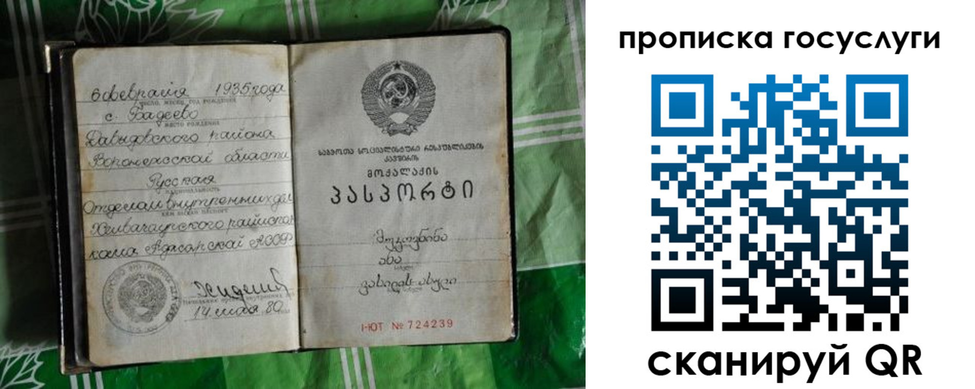 прописка паспорт в Снежногорске